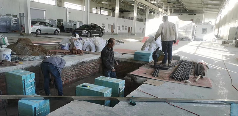 中德産業園設備基礎施工